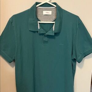 S.Oliver Men's Green Polo Shirt